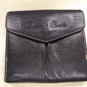 Leather Embossed Square Dooney and Bourke Wallet